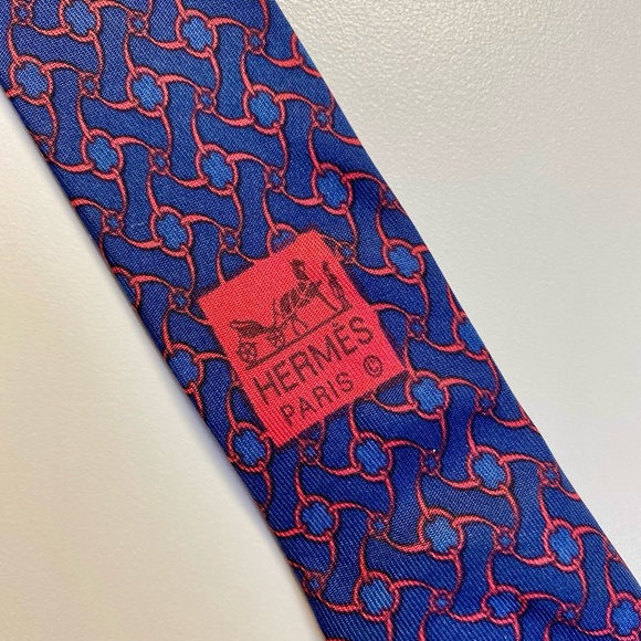 HERMES NECKTIE - 100% SILK - Picture 4 of 10